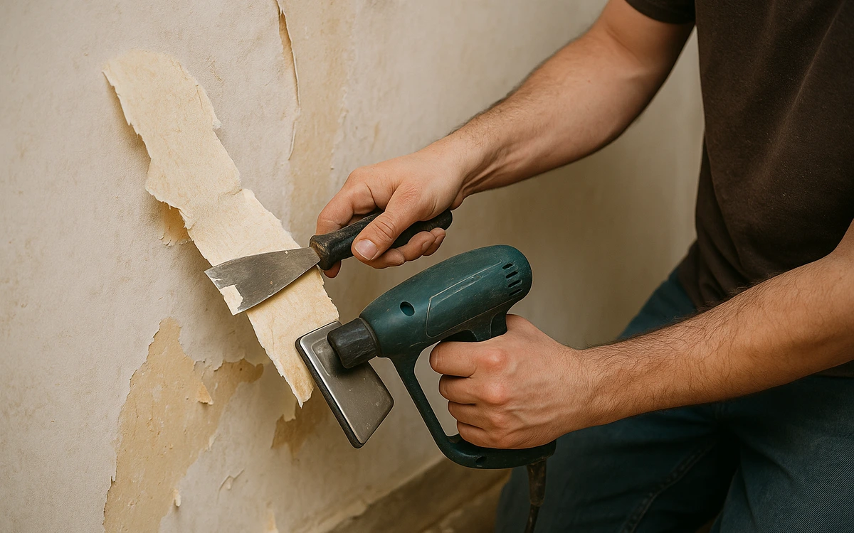 Wallpaper removal contractor